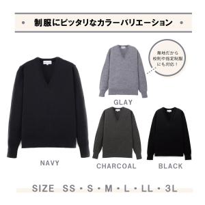 スクールセーター 男子 【 日本製 】 中学生...の詳細画像1