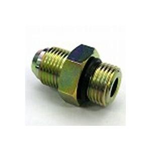 鉄製高圧継手  AU１３タイプ並行ミリオネジ（根元Oリング付）×平行ミリオネジ（でっぱりシート）同径...