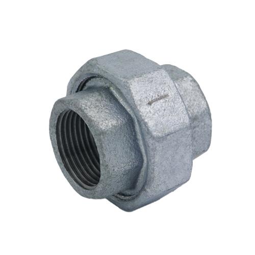 ユニオンRc1"×Rc1"(25A×25A)　可鍛鋳鉄製ねじ込み継手(白継手)