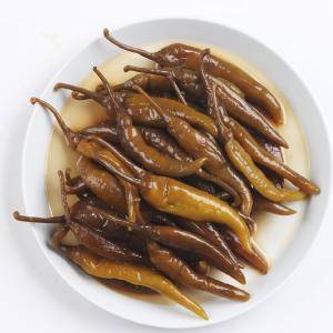 [冷]韓国市場 唐辛子 醤油漬け 500g/ おかず 爆買