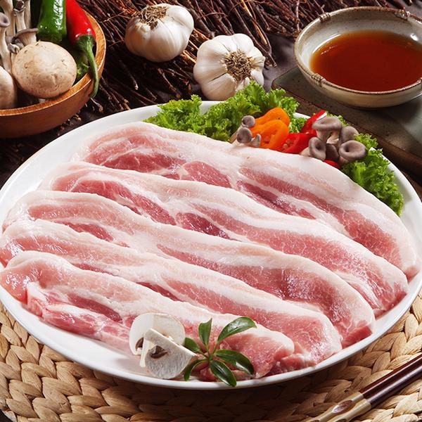 [凍]豚バラ スライス5mm 約1kg フランス産/韓国焼肉/BBQ