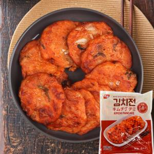 [冷凍]テプン 手作り キムチチヂミ 300g/韓国食品 韓国おやつ キムチ おつまみ｜韓国市場