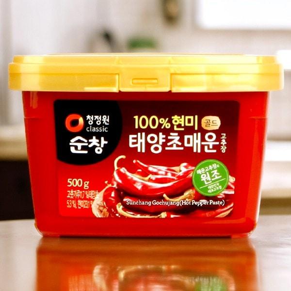 スンチャン 辛口 唐辛子 味噌 500g 韓国コチュジャン 韓国調味料 韓国市場 爆買
