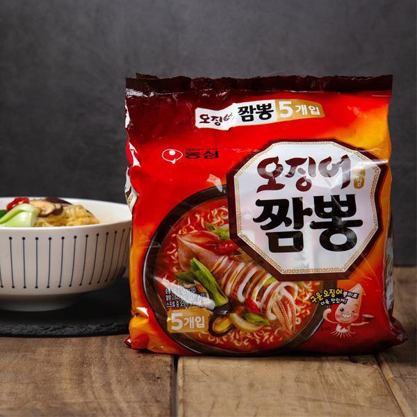 [農心]イカチャンポン 124g×5個×165円【日本版】/韓国ラーメン/らーめん/インスタントラー...