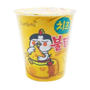 [三養]チーズブルダック炒め麺CUP(小)70gー日本語版/韓国ラーメン/らーめん/インスタントラーメン/カップラーメン