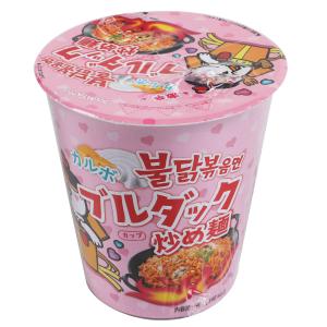 [三養]カルボ ブルダック 炒め麺CUP(小)80g-日本語版 ポックンミョン 韓国ラーメン/らーめん/インスタントラーメン/カップラーメン
