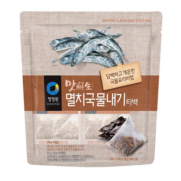 清浄園マッ鮮生万能イワシだしパック(10g×8個）/韓国食品/韓国食材/韓国市場