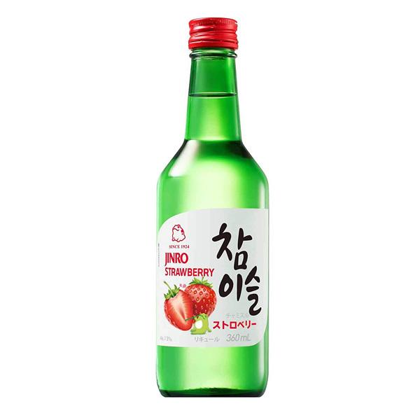 JINRO チャミスル ストロベリー味 360ml/韓国焼酎/韓国お酒