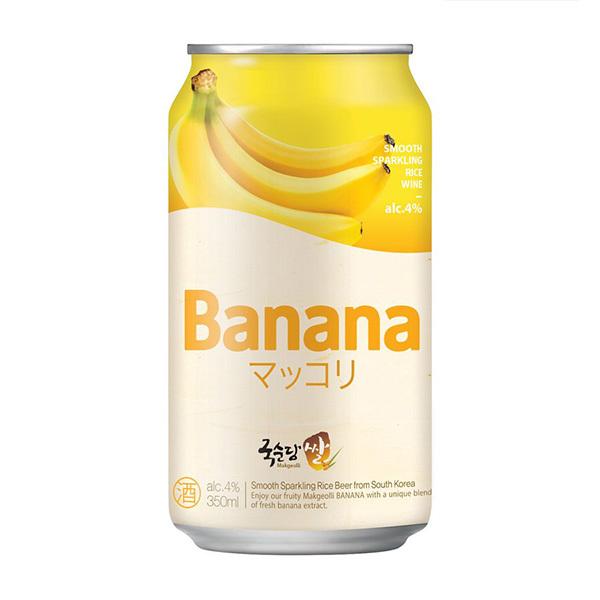 [麹醇堂] バナナマッコリ 350ml (缶) Alc.3％ 米マッコリ/韓国マッコリ