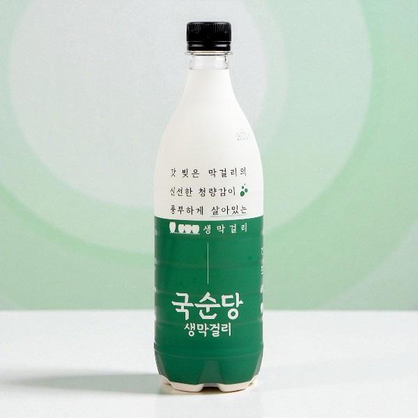 [冷]麹醇堂 クッスンダン 生マッコリ 750ml Alc.6％ 韓国生マッコリ 微炭酸 発酵酒 醸...