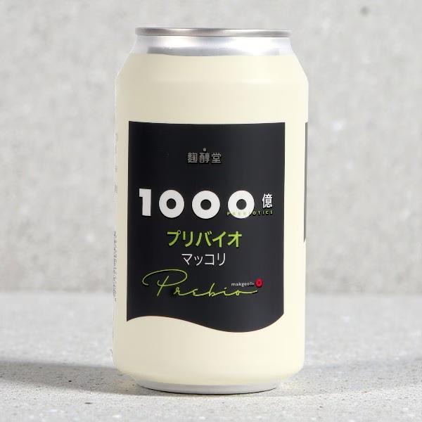 [麹醇堂]1000億プリバイオマッコリ 350ml （缶）クッスンダン 韓国伝統酒 発酵酒 父の日 ...