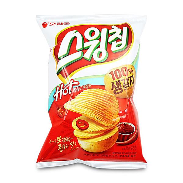 [オリオン]スウィングチップ 炒めコチュジャン味/60g韓国お菓子/韓国スナック