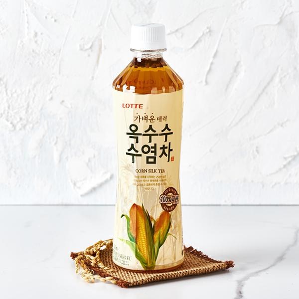 ロッテ トウモロコシ ひげ茶500ml/韓国ドリンク/韓国飲料