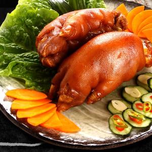 [冷]東大門（ドンデムン）豚足固まり（約300g×2個）味付/韓国豚足/味付豚足/豚足