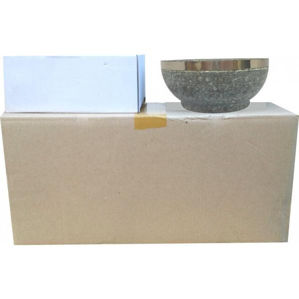 石焼ビビンバ器 19cm ステンリング補強付き 1ケース 10個入り（１個当たり＝3,000円）