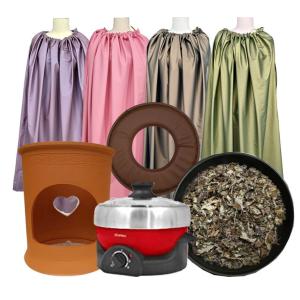 床保護板付き、座布団付きハート大きいサイズ黄土ヨモギ蒸し椅子新発売、黄土ヨモギ蒸しハート黄土ヨモギ蒸し椅子セット