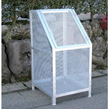 町内のゴミステーションD型標準#400（カラス対策・細目メッシュ）1枚扉・組立簡単・限定地域送料無料...