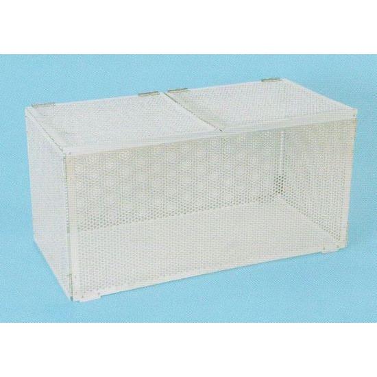 アルミ製 折り畳み式ダストBOX　AP-1000（容量250L）アルミパンチングメタル仕様・頑丈・軽...