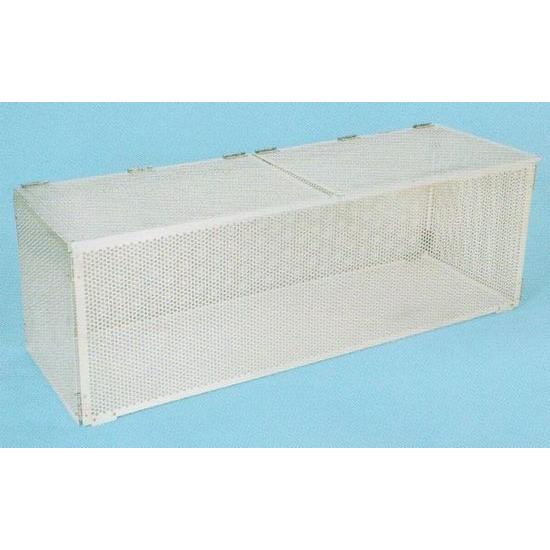 アルミ製 折り畳み式ダストBOX　AP-1500（容量400L）アルミパンチングメタル仕様・頑丈・軽...