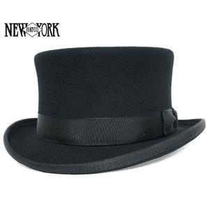 ニューヨークハット 帽子 フェルトハット メンズ レディース NEW YORK HAT 5014　The Gent　ザ　ジェント　ブラック｜kanmuriya