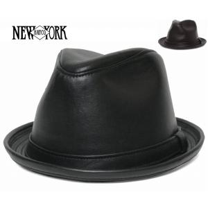 ニューヨークハット 帽子 メンズ レディース NEW YORK HAT 9204　Lambskin Fedora　ラムスキン　フェドラ｜kanmuriya