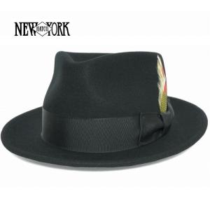 NEW YORK HAT（ニューヨークハット） 中折れハット レザー
