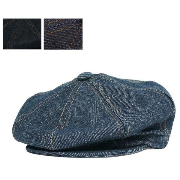 NEW YORK HAT　ニューヨークハット　6103　Stitched Denim Newsboy...