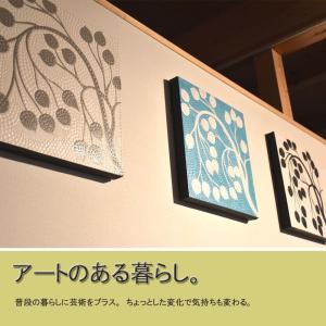 バリ絵画 NATURAL TREE正方形 バリ...の詳細画像2
