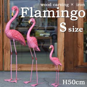 【訳あり】バリ島木彫りフラミンゴh130cm通常33,000円がなんと！ 訳あり】バリ島木彫りフラミンゴh130cm通常33,000円がなんと！