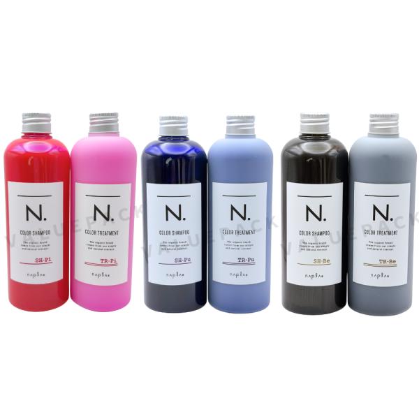 【セット品】 ナプラ N. エヌドット カラーシャンプー 320ml ＆ トリートメント 300g ...