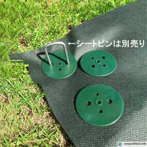 防草シートメッキピン専用緑丸 5穴 ●緑● 4...の詳細画像3