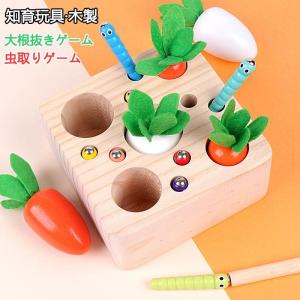 知育玩具 木のおもちゃ ひっつきむし 引っ付き虫 ひっつき虫 出産祝い 1歳 2歳 3歳 ハーフバースデー　虫釣り お誕生日 入園祝い 誕生日 プレゼント｜kannostore5