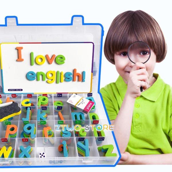 アルファベットパズル 英語パズル 子供のおもちゃ 知育玩具 単語学習 色* 形認知 数字パズル 英語...
