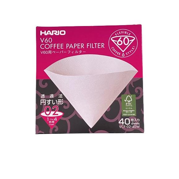 HARIO（ハリオ） V60用ペーパーフィルター02W VCF-02-04W 40枚
