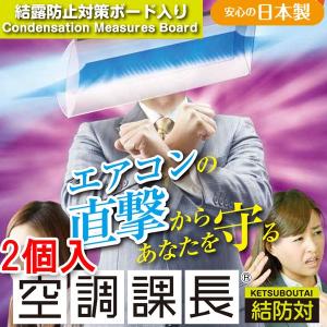 エアコン 風よけ 風避け 風除け 新空調課長 2個入り 結露防止対策品 かぜよけ ルーバー 風向き調整 軽量 コンパクト 冷房 暖房｜kanon-web