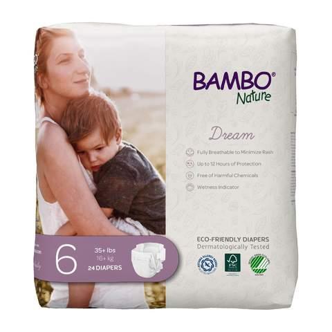 BAMBO Nature ベビー 無添加 紙おむつ 敏感肌 おむつかぶれ XL 6号（16kg〜）2...