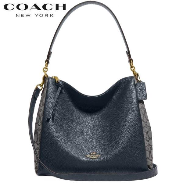 コーチ バッグ 2022新作 2way ショルダー バッグ COACH シグネチャー ジャガードシェ...