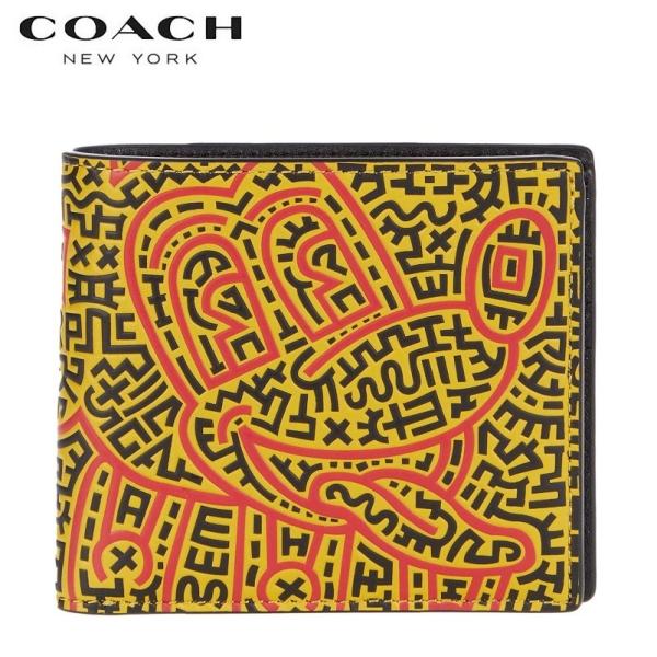 2021新作 コーチ 二つ折り財布 ブティックライン COACH ディズニー ミッキー マウス X ...