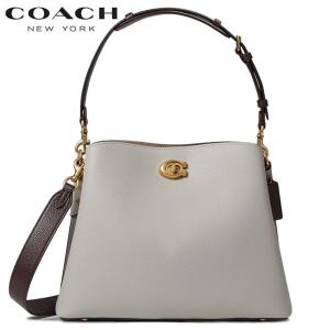 コーチ COACH バッグ C2590 新作 2way ショルダーバッグ 新作 ウィロウ ショルダー バッグ カラーブロック ダヴ グレー マルチ 正規品