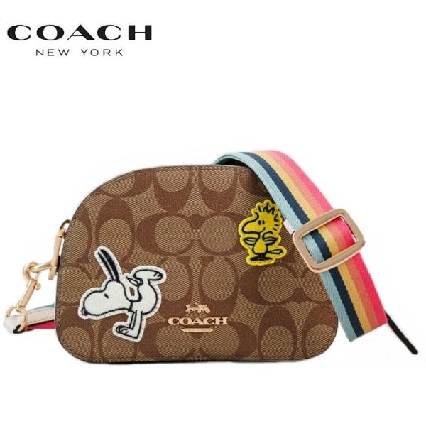 コーチ COACH ショルダーバッグ スヌーピー コラボ COACH X PEANUTS ミニ セレ...