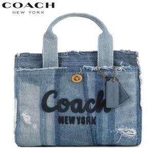 コーチ デニムバッグ トートバッグ 3WAY 斜め掛け レディース メンズ COACH 2026春新作 カーゴ トート 26 リパーパス デニム パッチワーク