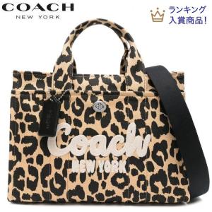 COACH（コーチ） トートバッグ カーゴ トート 26・レオパード プリント