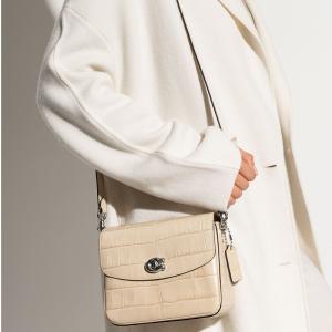 超美品 コーチ COACH CJ795 グレインレザー シグネチャー コーテッド キャンバス 2way ショルダーバッグ ライトブルー COACH（コーチ） セール COACH CJ795 トート 16 シグネチャー