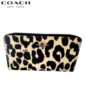 COACH（コーチ） ヒョウ柄 COACH CBT24 ロング ジップ アラウンド