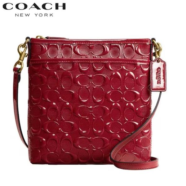 コーチ CX196 ショルダーバッグ スマホバッグ 斜め掛け 2025春新作 キット ロゴ パテント...