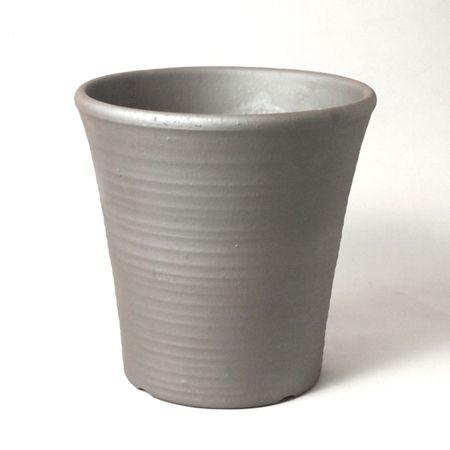 信楽焼アンティーク焼締め陶器鉢　口径21.5cm