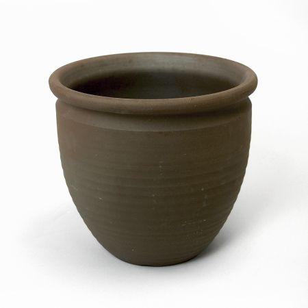 信楽焼窯変陶器鉢　口径18cm