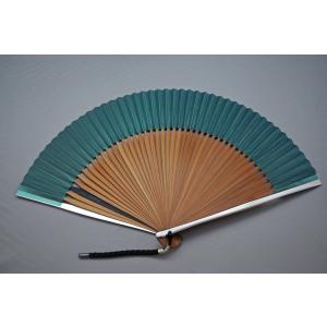 京風庵大むら 鉄扇 緑（染竹） 本革ケース付き : 加納屋北岸 - 通販