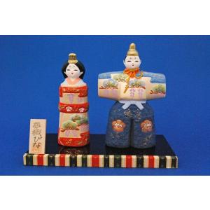 豪勝作 ミニ 京陶雛段かざり お雛人形 豪勝 ひな人形 卓上 ミニチュア