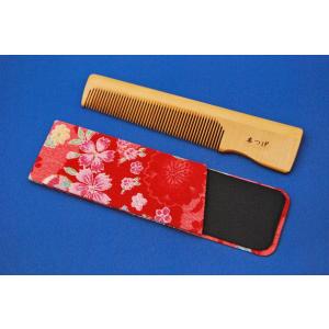 本つげ櫛（ケース付き）細目 4寸 : 加納屋北岸 - 通販 - Yahoo